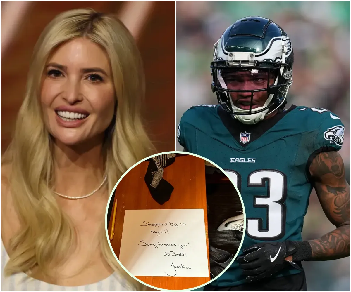 Ivanka Trump visits Eagles’ locker room looking for player who called her ‘beautiful’ - suong