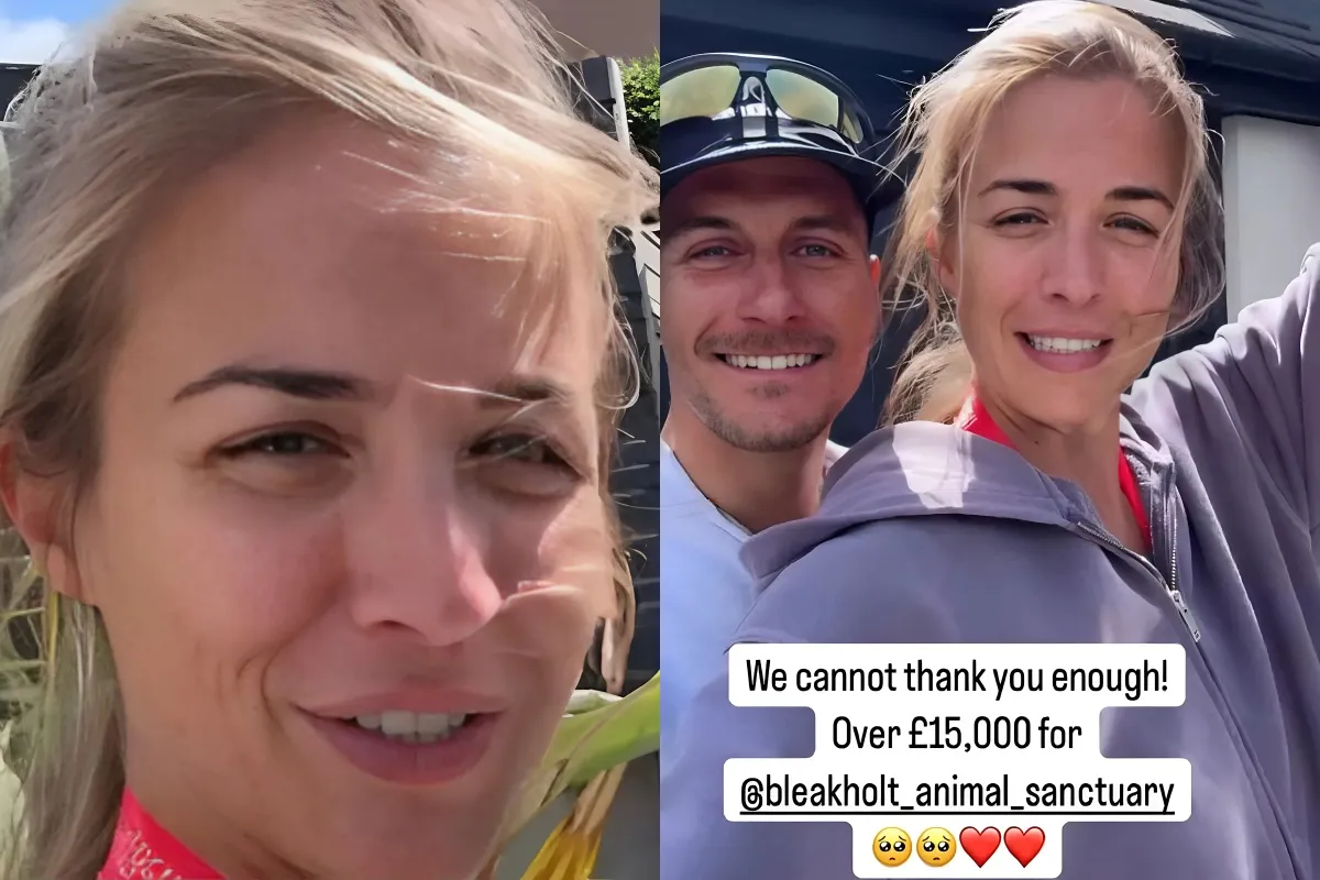 Gemma Atkinson declares 'dare I say' after 'horrendous' moment in Manchester with Strictly pals liennhi