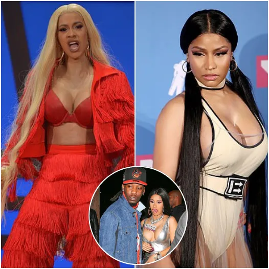 Cardi B is 'locked in battle with her team over the release of her upcoming tracks about rival Nicki Minaj' after THAT NYFW brawl