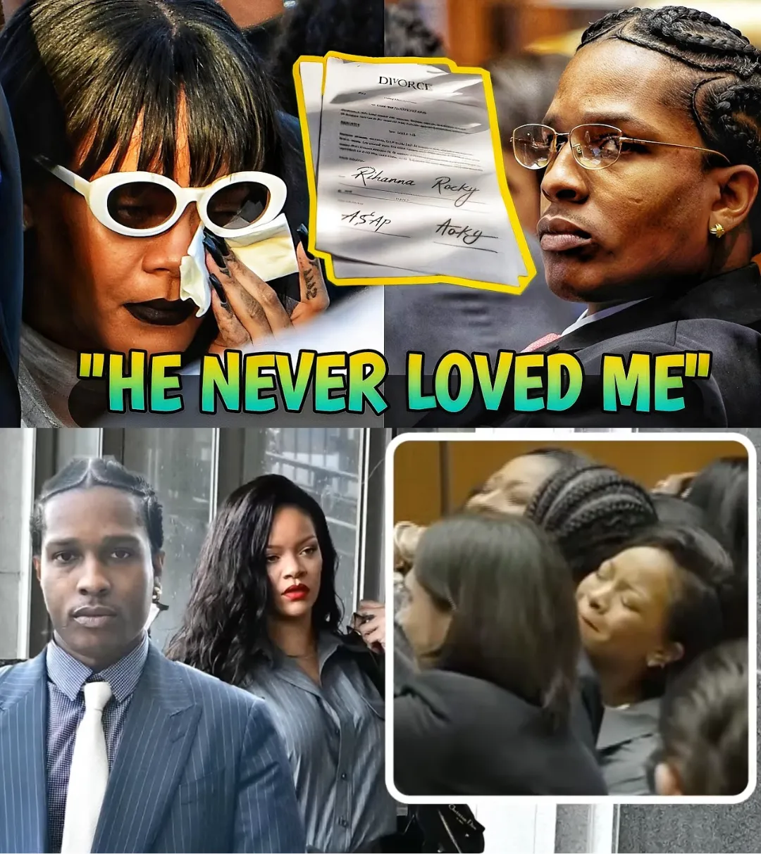 “He Never Loved me : Rihanna’s SHIVERS in pain in Courtroom” he just got married to her for m0ney