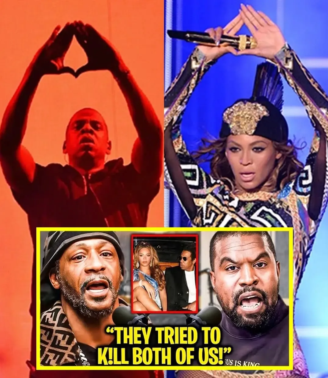 Serious warning: Katt Williams & Kanye West revealed why Jay Z & Beyoncé has so much strength, exposing shady transactions in the entertainment industry!