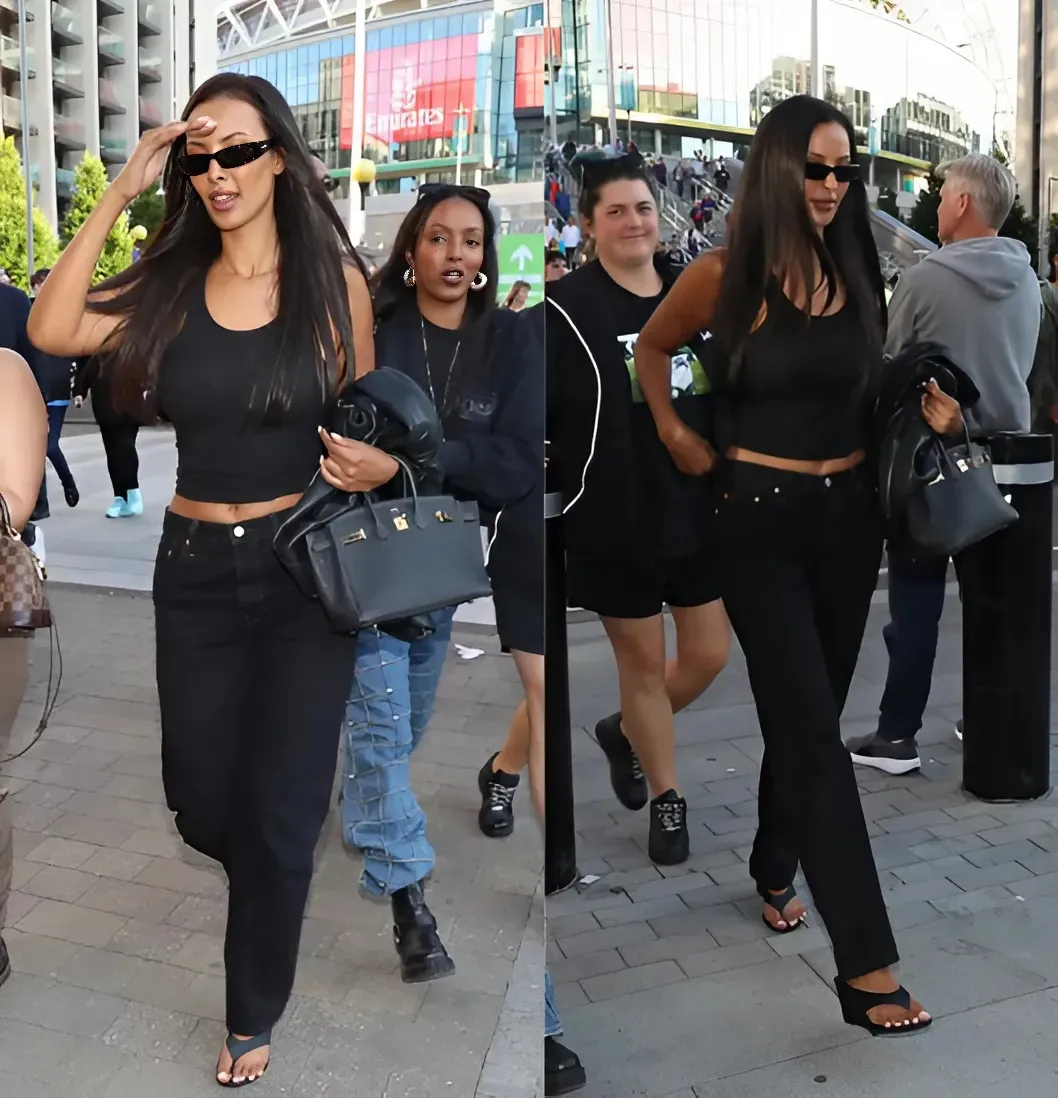 Maya Jama goes unnoticed as she leaves Wembley after Man City’s FA Cup loss – would you have spotted her?