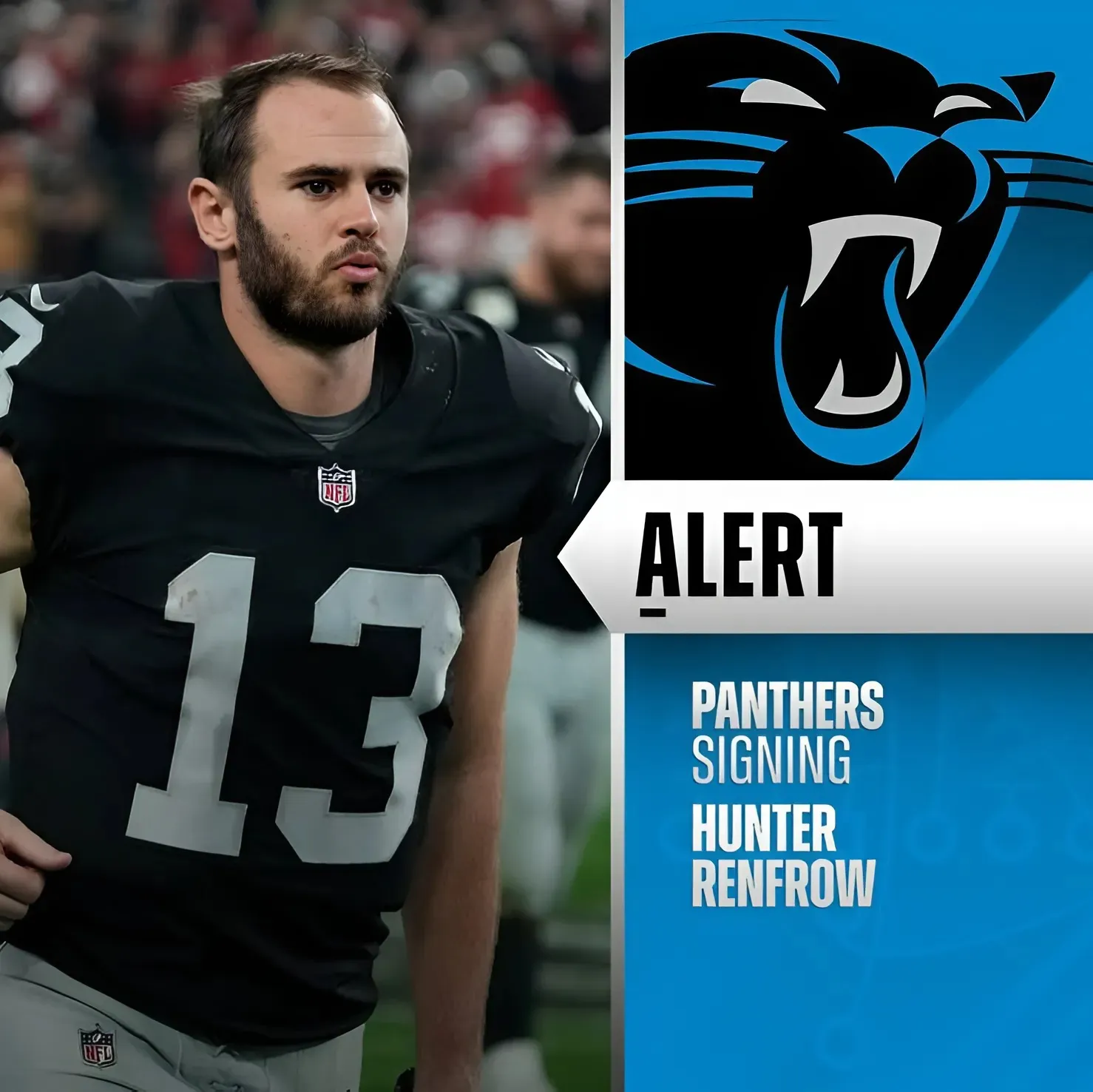 Newest Panther brings back iconic No. 13 in return to NFL