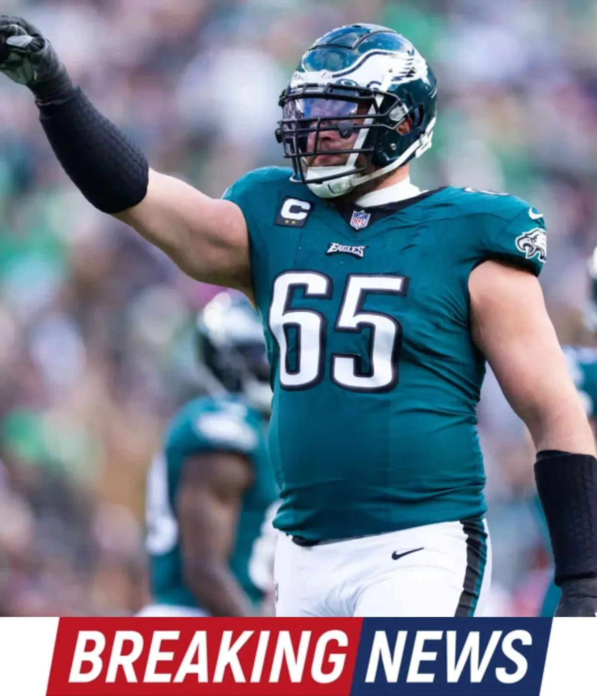 Lane Johnson Reacts to Eagles' Major Nick Sirianni Announcement