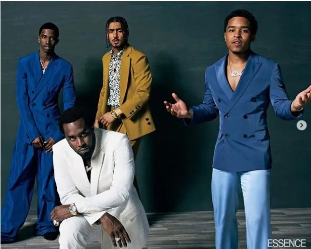 P Diddy shares stylish photos of himself and his three sons
