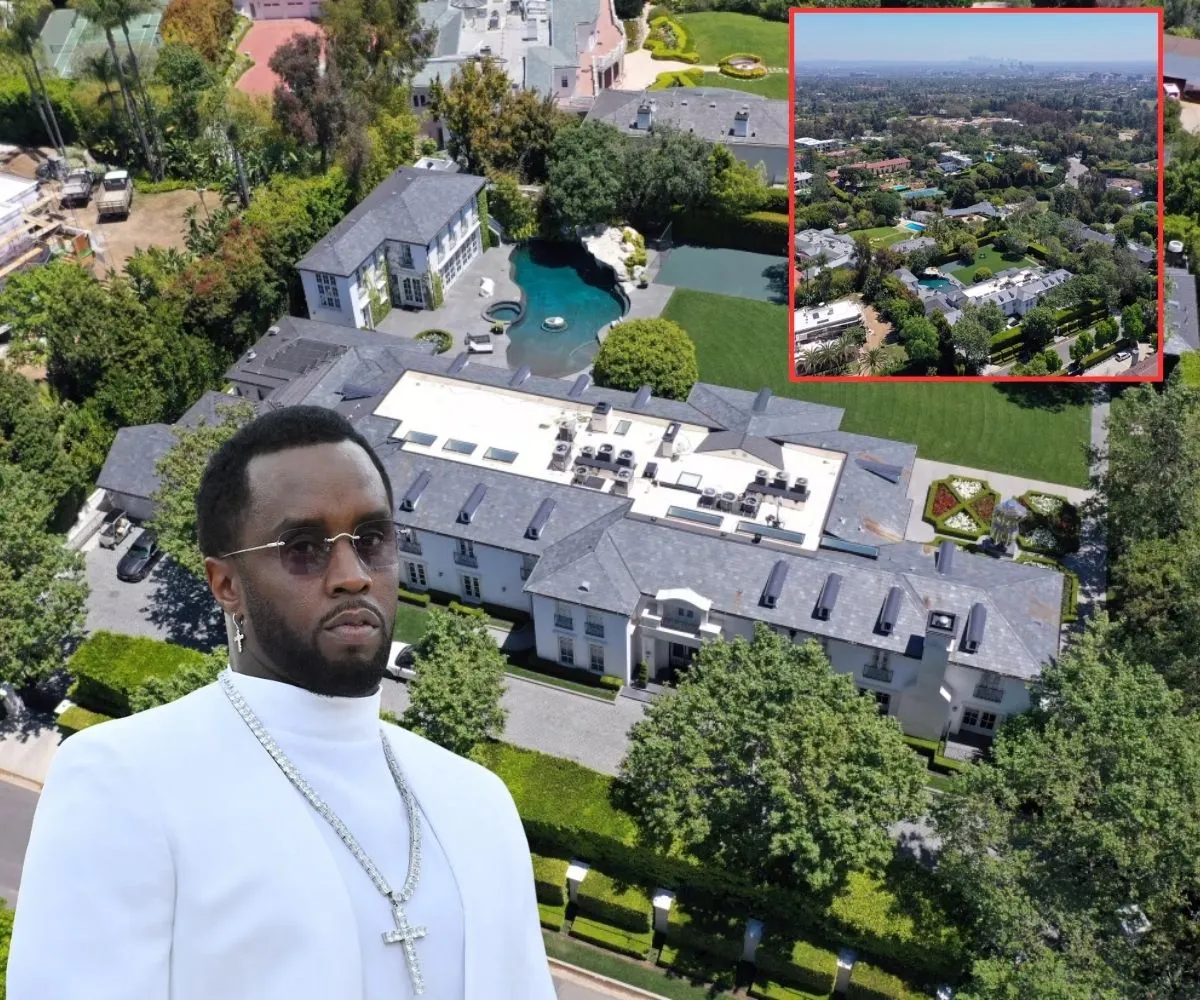 Diddy’s $61.5m mansion where feds seized 1,000 bottles of baby oil during raid lies silent in new pics as trial starts - suong