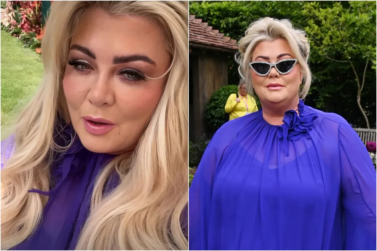 Gemma Collins shows off two stone weight loss at Chelsea Flower Show after revealing fat jabs changed her ngocc