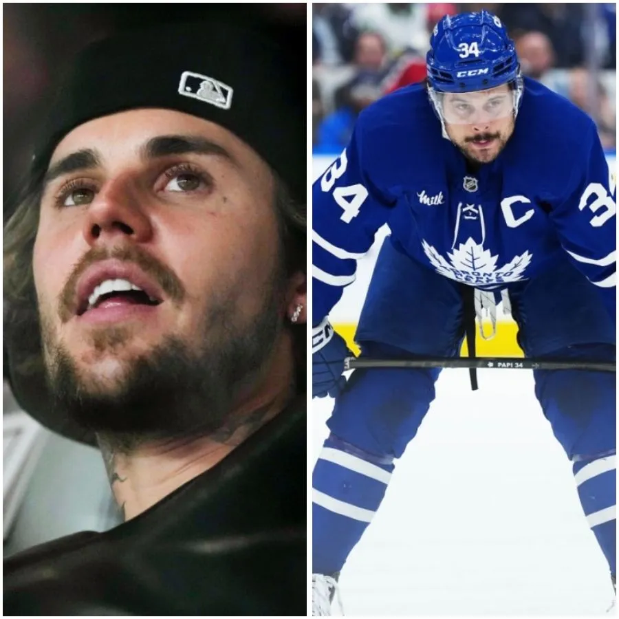 Justin Bieber Sends Two-Word Message to Auston Matthews After Maple Leafs’ Game 7 Loss