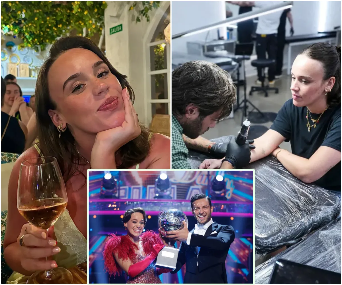 Strictly star Ellie Leach unveils new tattoo after ex-Coronation Street star got matching inking with Vito Coppola - suong