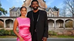 A look inside the luxurious 5,500 square meter home of NBA star Kyrie Irving lives happily with his wife and children