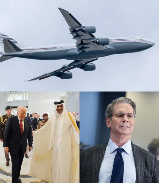 Qatar’s $400,000,000 Jet Compared to Statue of Liberty by Trump Ally: Scott Bessent Sparks Outrage Over “Gift to America” Defense