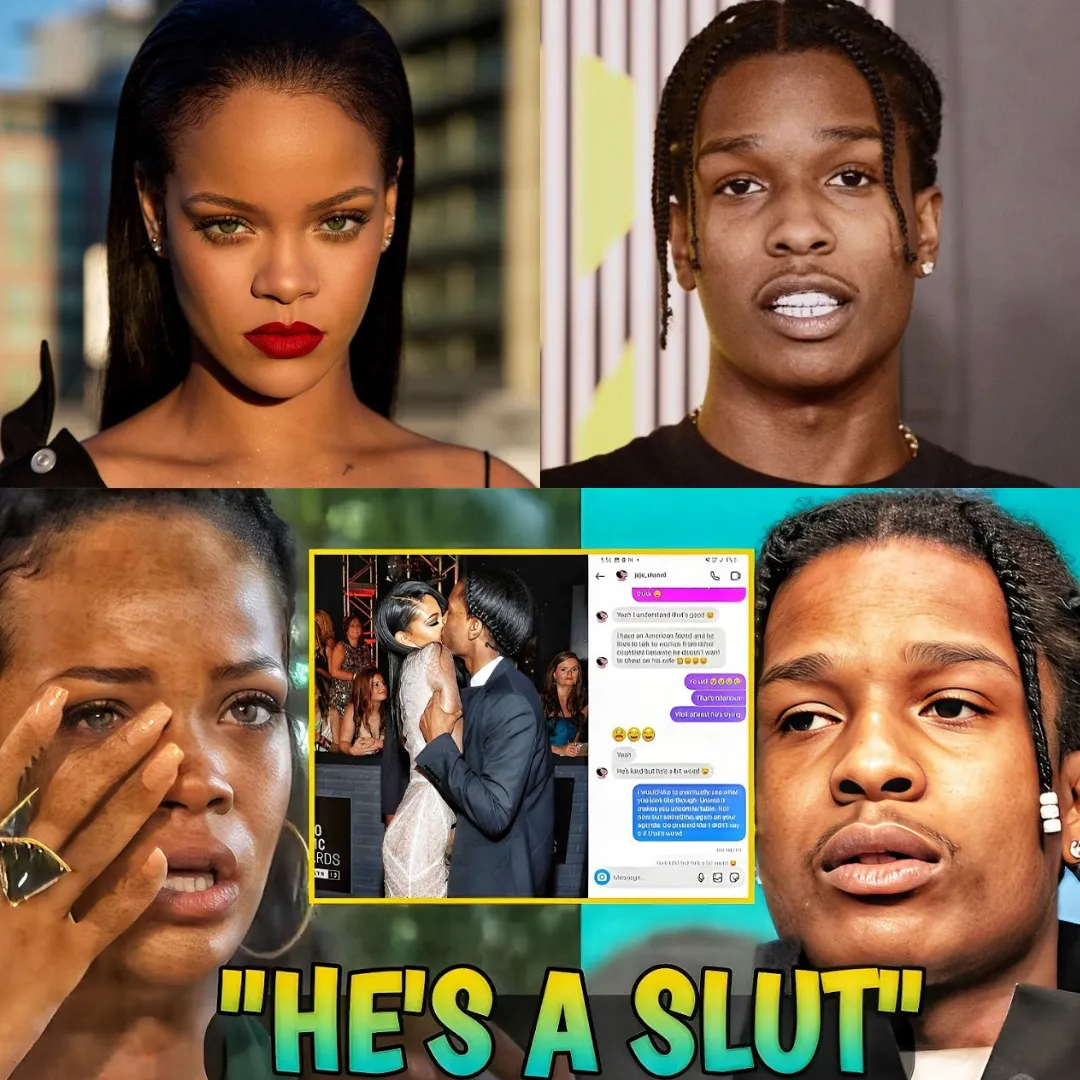 Rihanna Shivers in TEARS n LEAKED chats of ASAP Rocky’s and side chick... Reveals she's pregnant