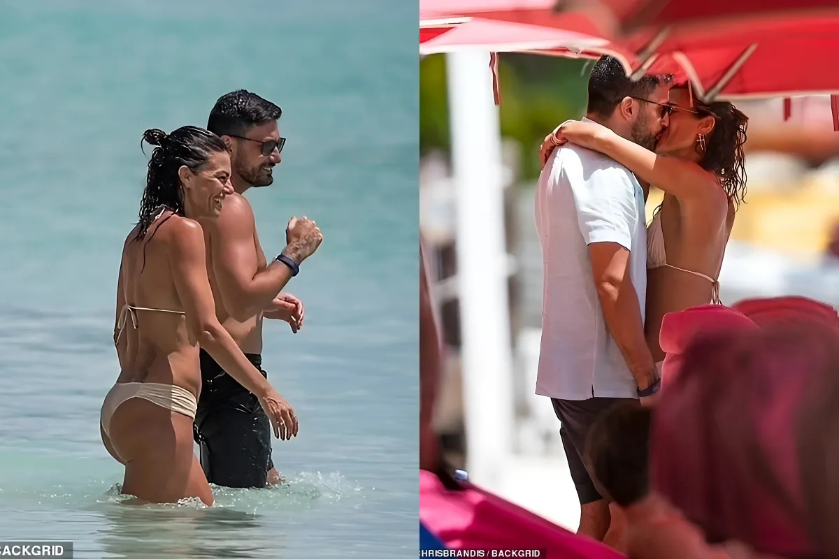Giovanni Pernice shares a steamy kiss with bikini-clad girlfriend Bianca Guaccero as they soak up the sun during holiday in Barbados liennhi