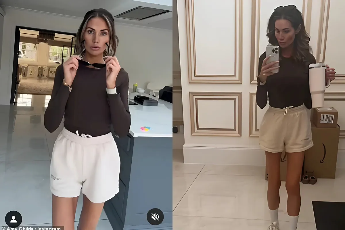 Amy Childs shows off her slimmed down frame as she promises to share 'healthy meals' she enjoys cooking after sparking weight loss concerns with fans liennhi