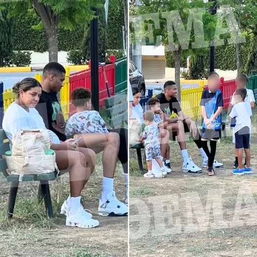 Giannis Antetokounmpo is in Maroussi with his family, and Bucks star smiled when the kids wanted to meet him