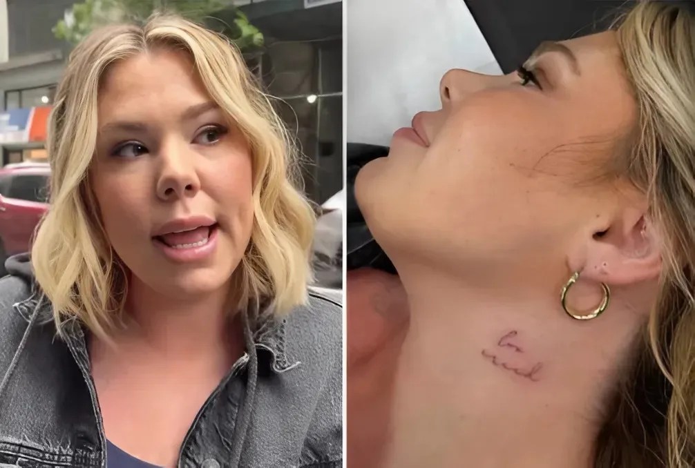 Teen Mom Kailyn Lowry debuts big neck tattoo and it’s a tribute to 2 of her 7 children...