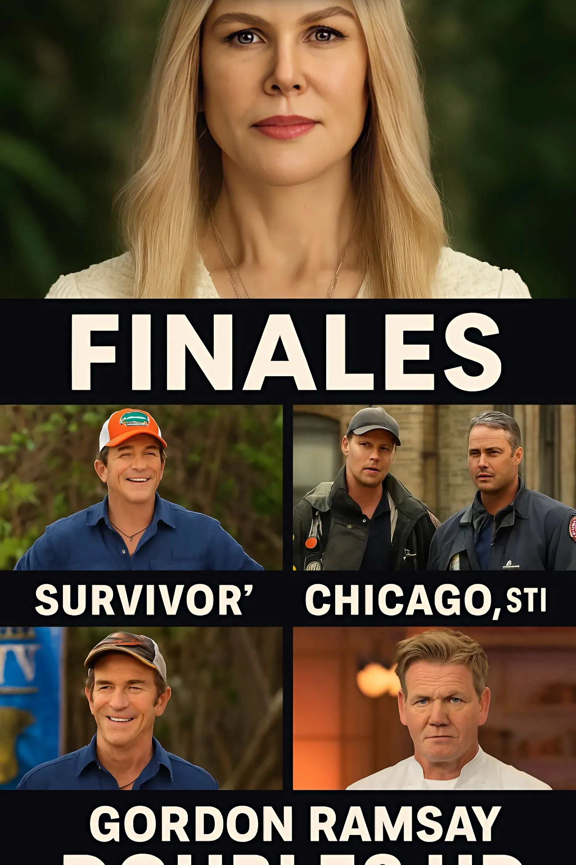 Nine More Perfect Strangers, Finales (‘Survivor,’ ‘Chicago,’ ‘Studio’), Gordon Ramsay Doubles Up