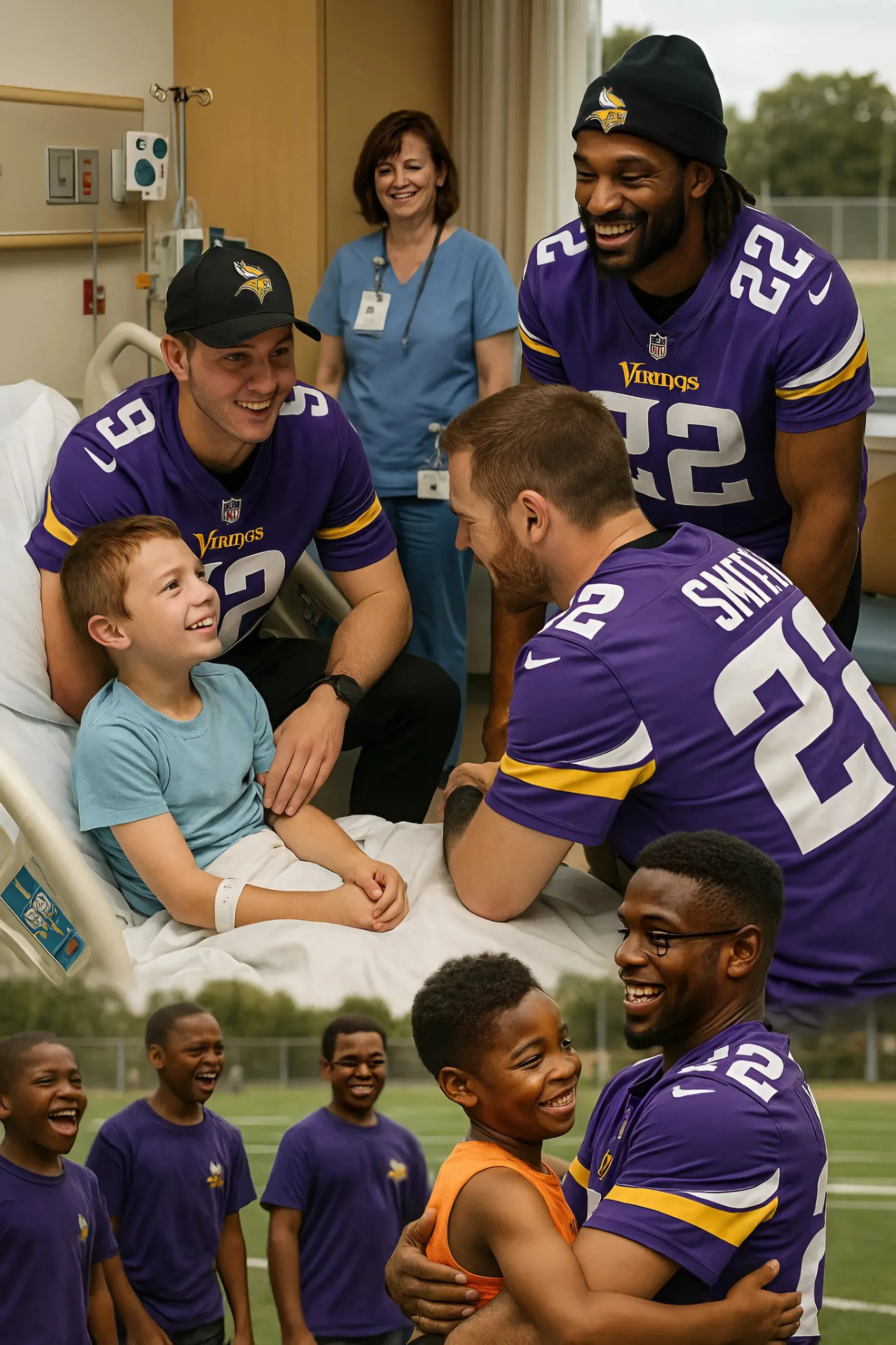MORE THAN A TEAM: Minnesota Vikings Win Hearts With Powerful Acts of Kindness