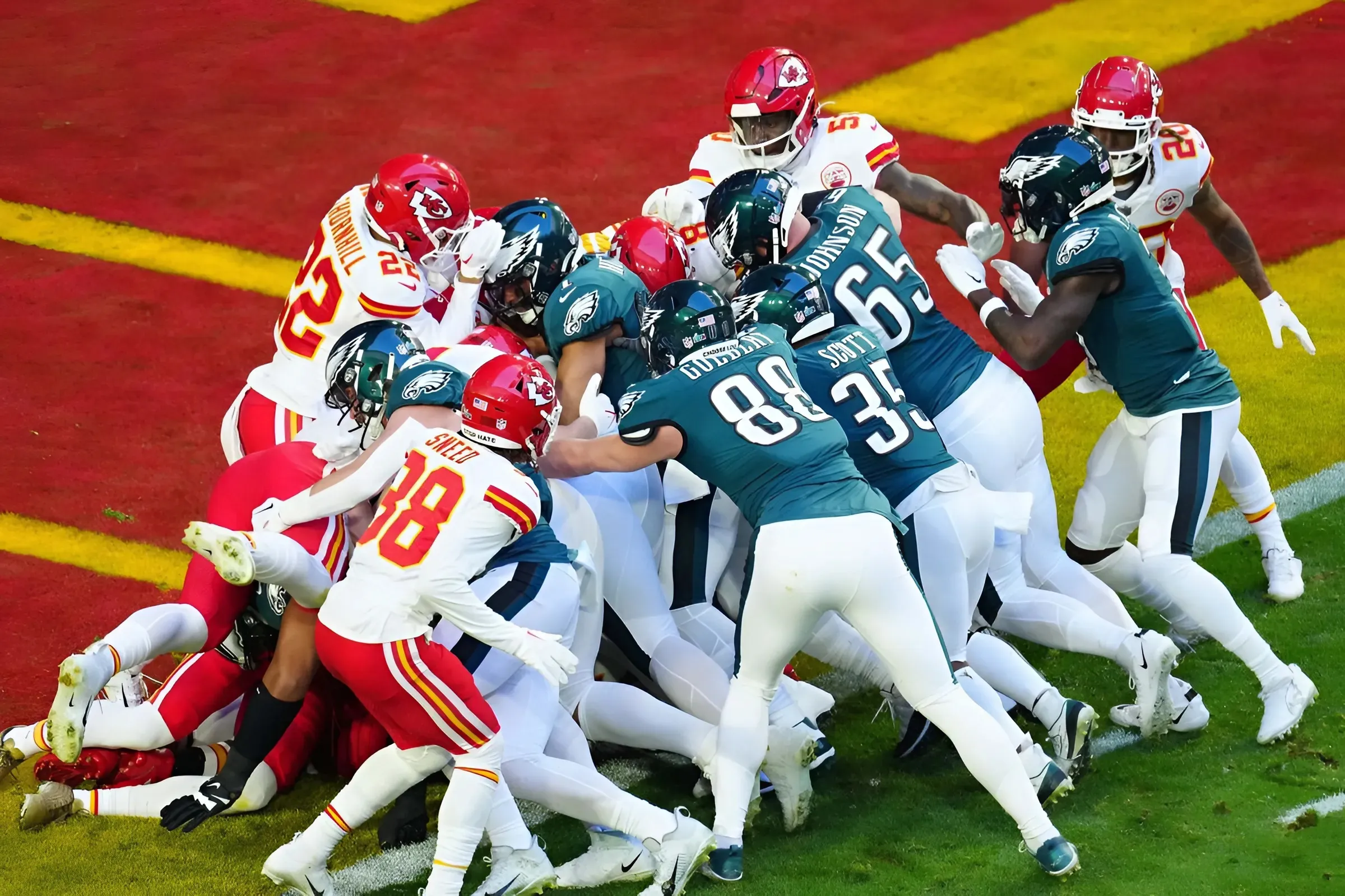 Eagles’ 2-word response to Packers’ Tush Push ban proposal failing