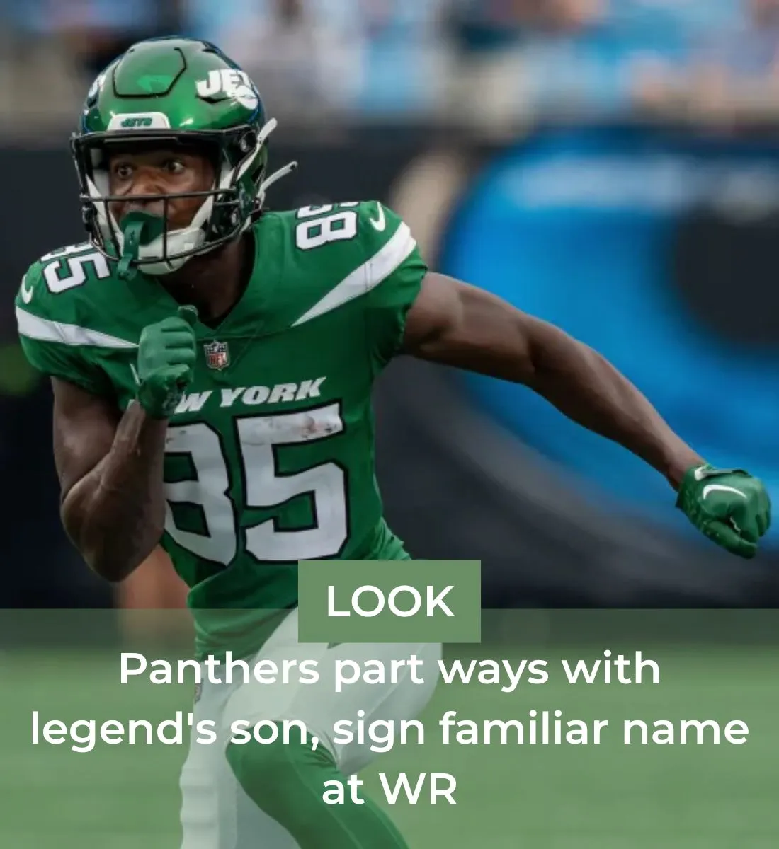 Panthers part ways with legend's son, sign familiar name at WR