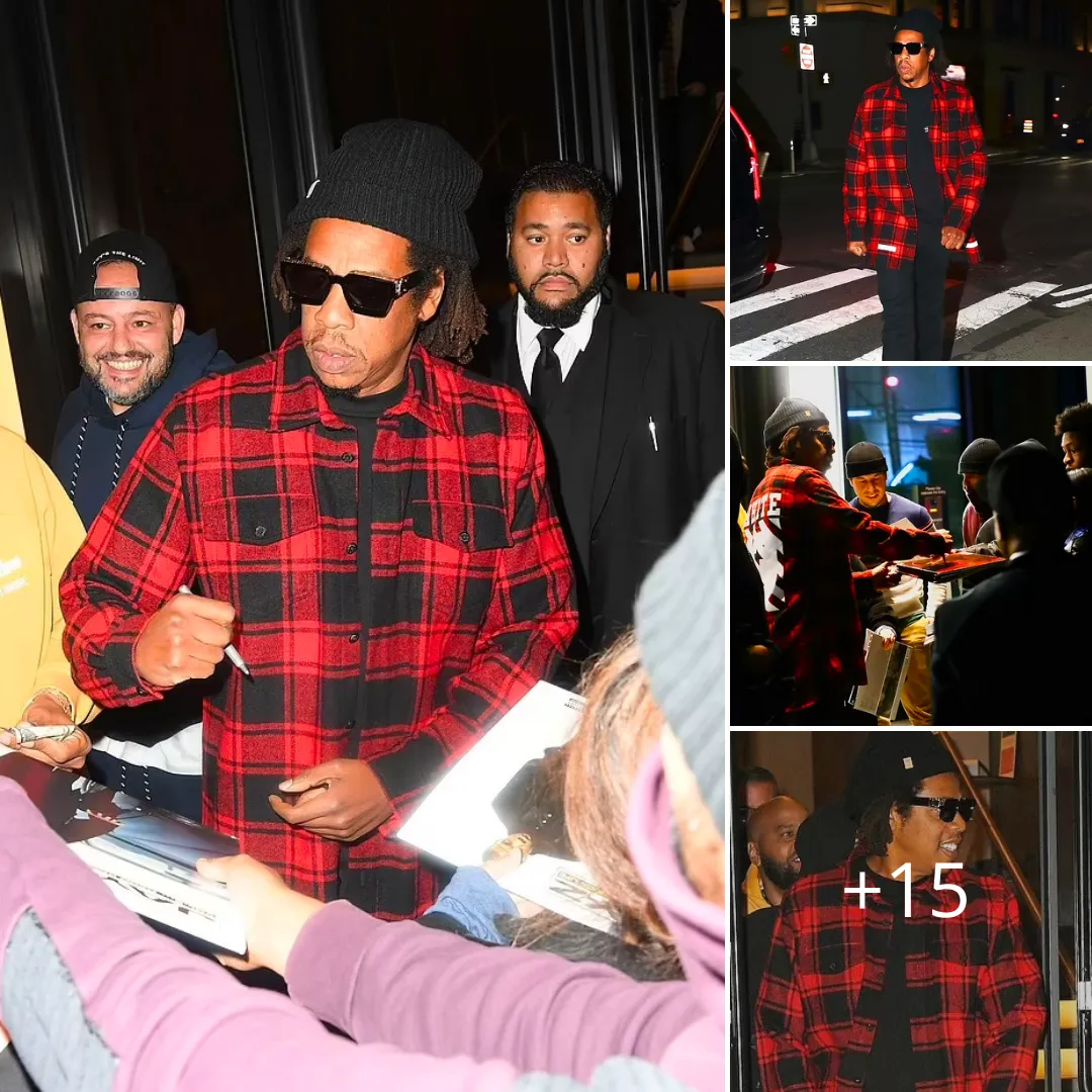 Jay-Z happily signs autographs for diehard fans while exiting his office in New York City... after returning from luxe Italian getaway with Beyonce
