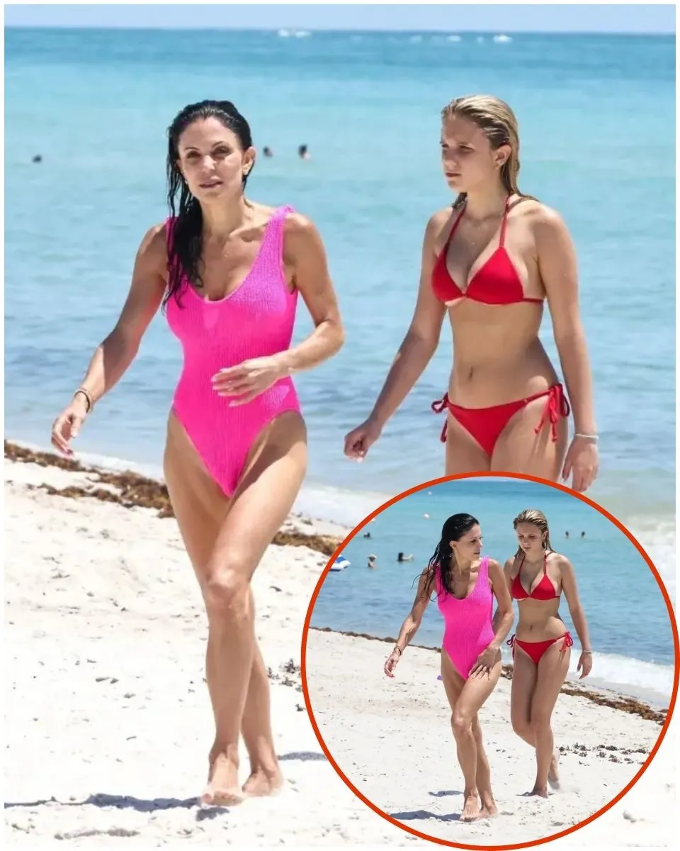 Swimsuit-clad Bethenny Frankel has beach day in Miami with daughter Bryn after revealing Florida move