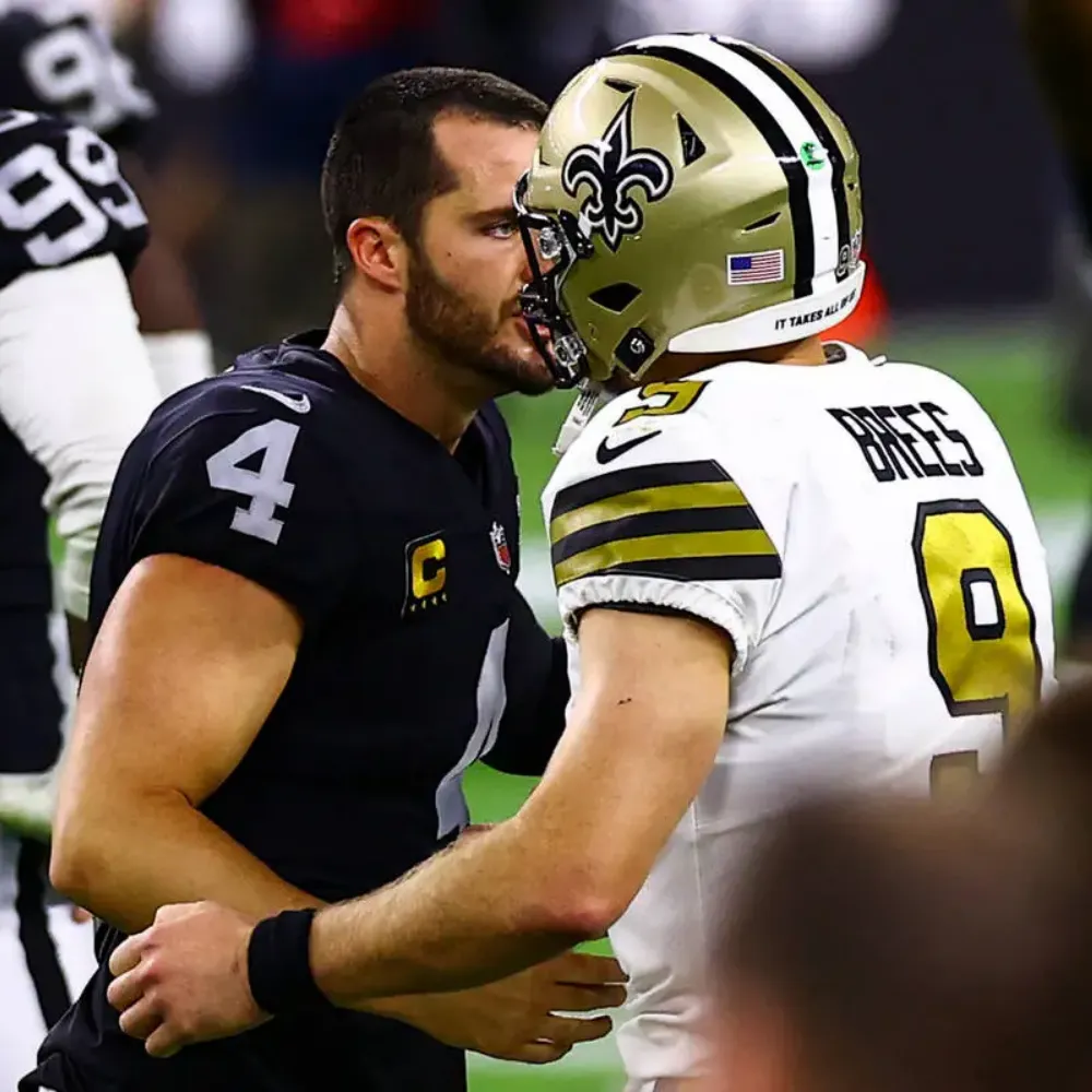 Drew Brees breaks his silence with surprise message following shocking retirement decision from former Raiders QB Derek Carr that leaves NFL fans stunned - suong