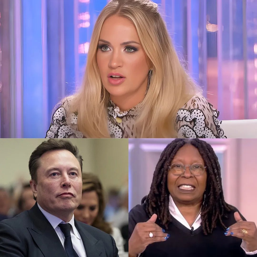 Whoopi Goldberg Cries as Elon Musk, Carrie Underwood Release Damaging Evidence Against “The View”