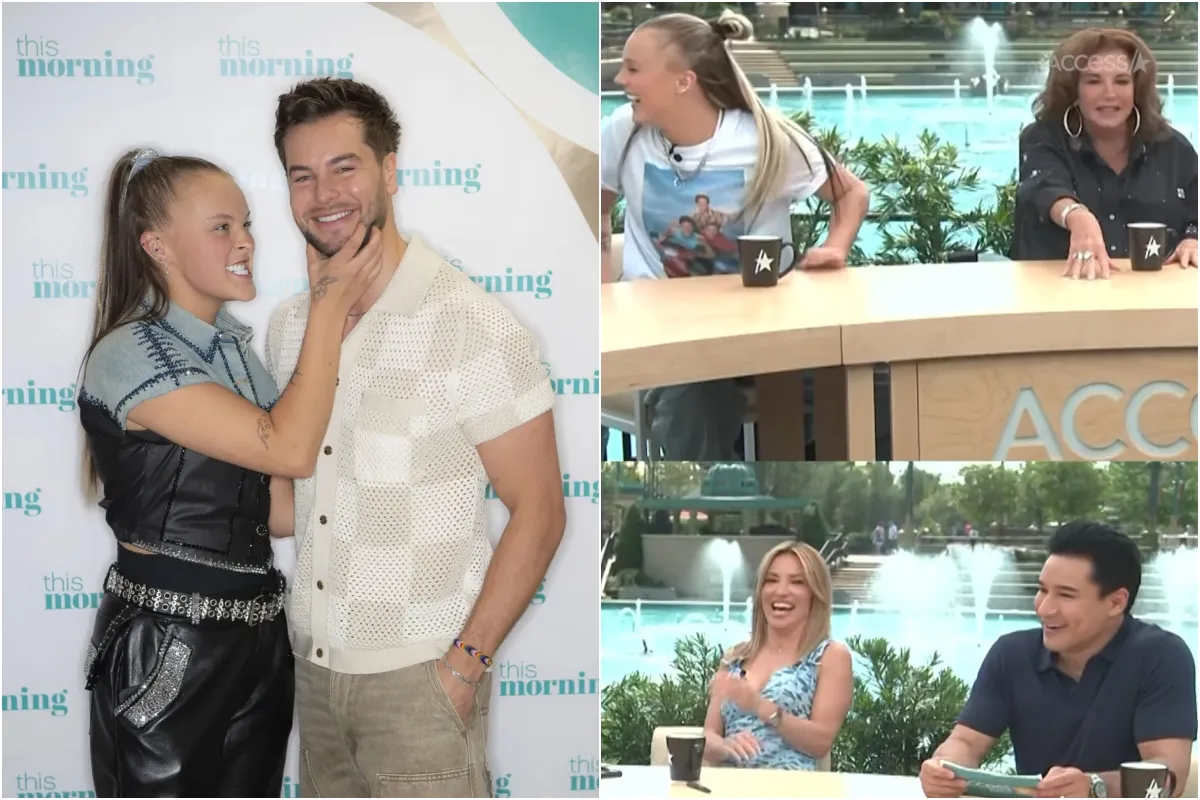 Watch awkward moment JoJo Siwa blushes and avoids questions as she’s grilled on US TV about ‘cutie’ Chris  ngocc