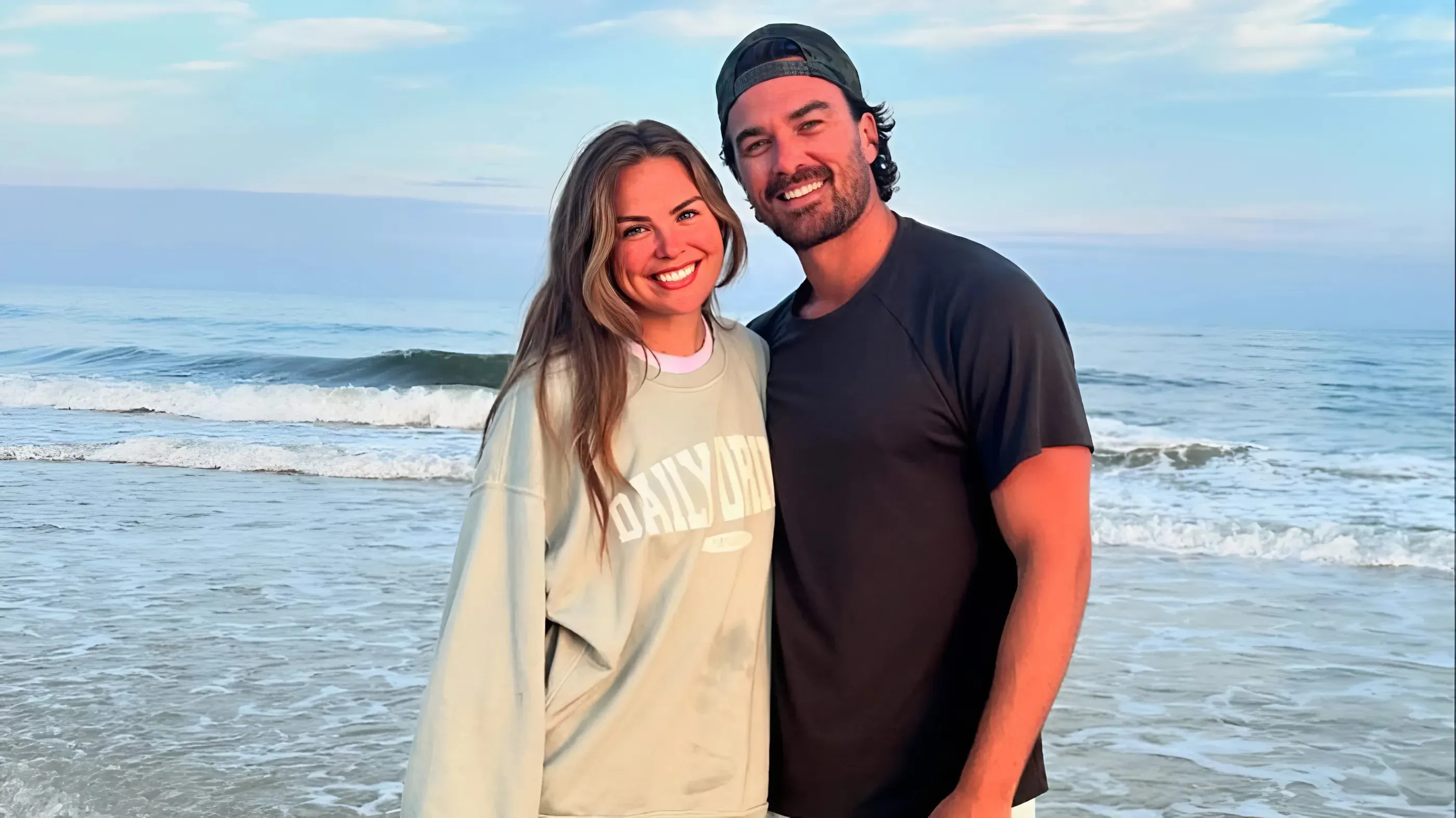 Hannah Brown’s Fiancé Adam Woolard Joins Her in Paradise: ‘Bring Your Fiancé to Work Day’