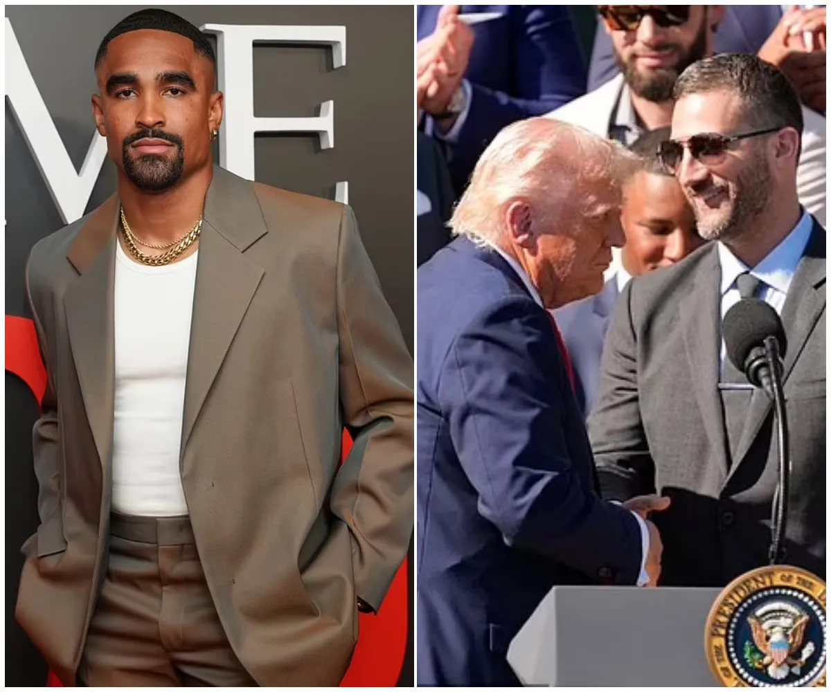 Super Bowl MVP Jalen Hurts BREAKS SILENCE on skipping Eagles' White House visit with Donald Trump – says he was 'too busy' as only half the team showed up for controversial meet-and-greet - suong