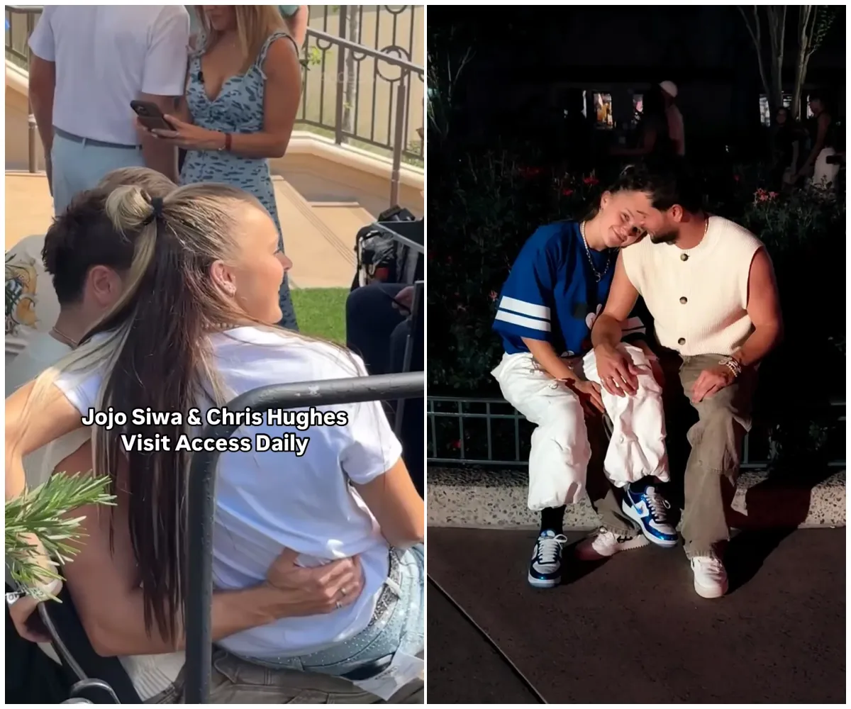 ‘Take me back’ Chris Hughes shares sweet moment holding hands with JoJo Siwa during a dance in a Mexican parking lot – alongside never-before-seen intimate photos from an unforgettable getaway - suong