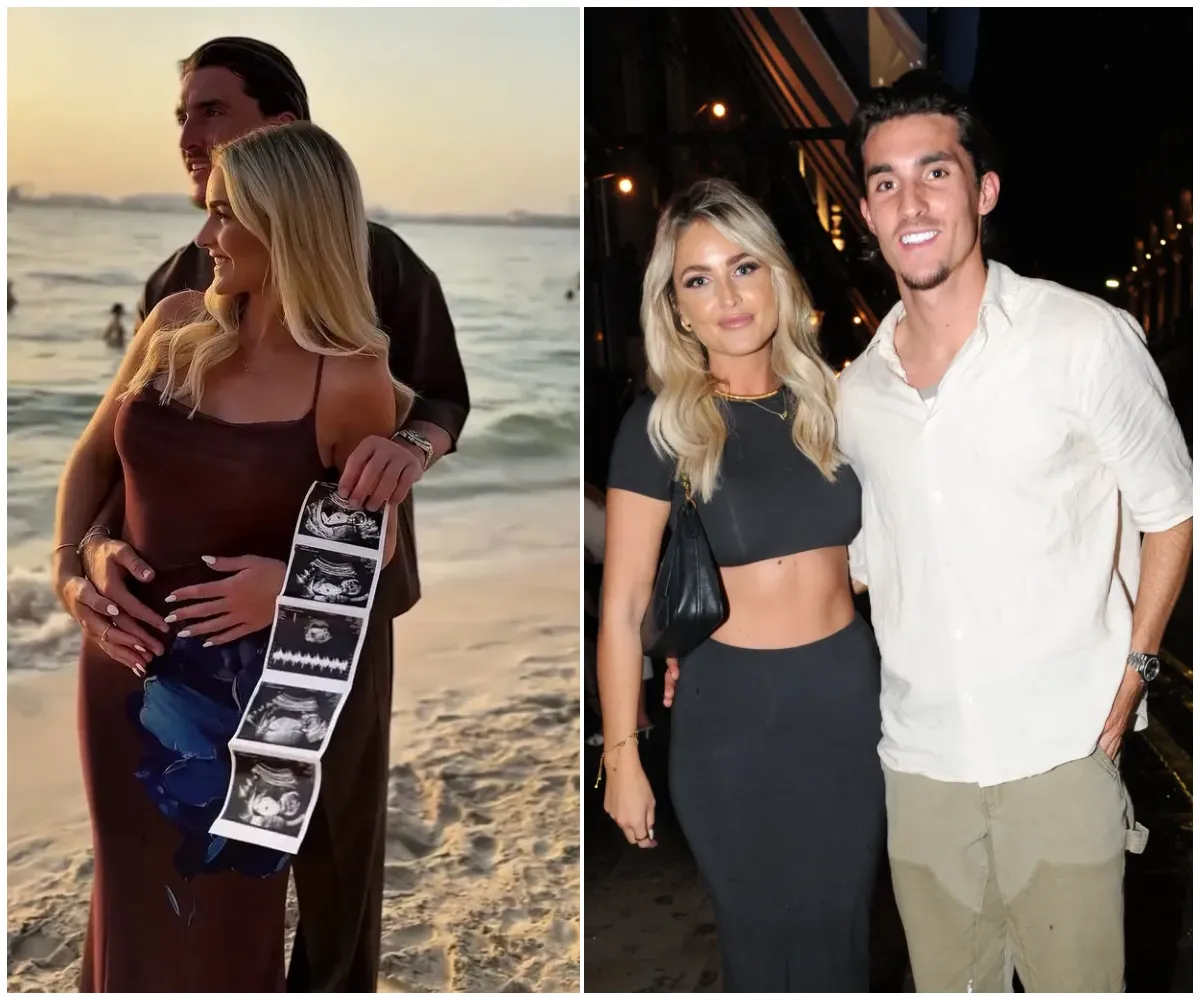 Love Island’s Claudia Fogarty announces she’s pregnant with first child – and teases baby’s gender in dreamy beach video with footballer boyfriend Ollie Crankshaw - suong