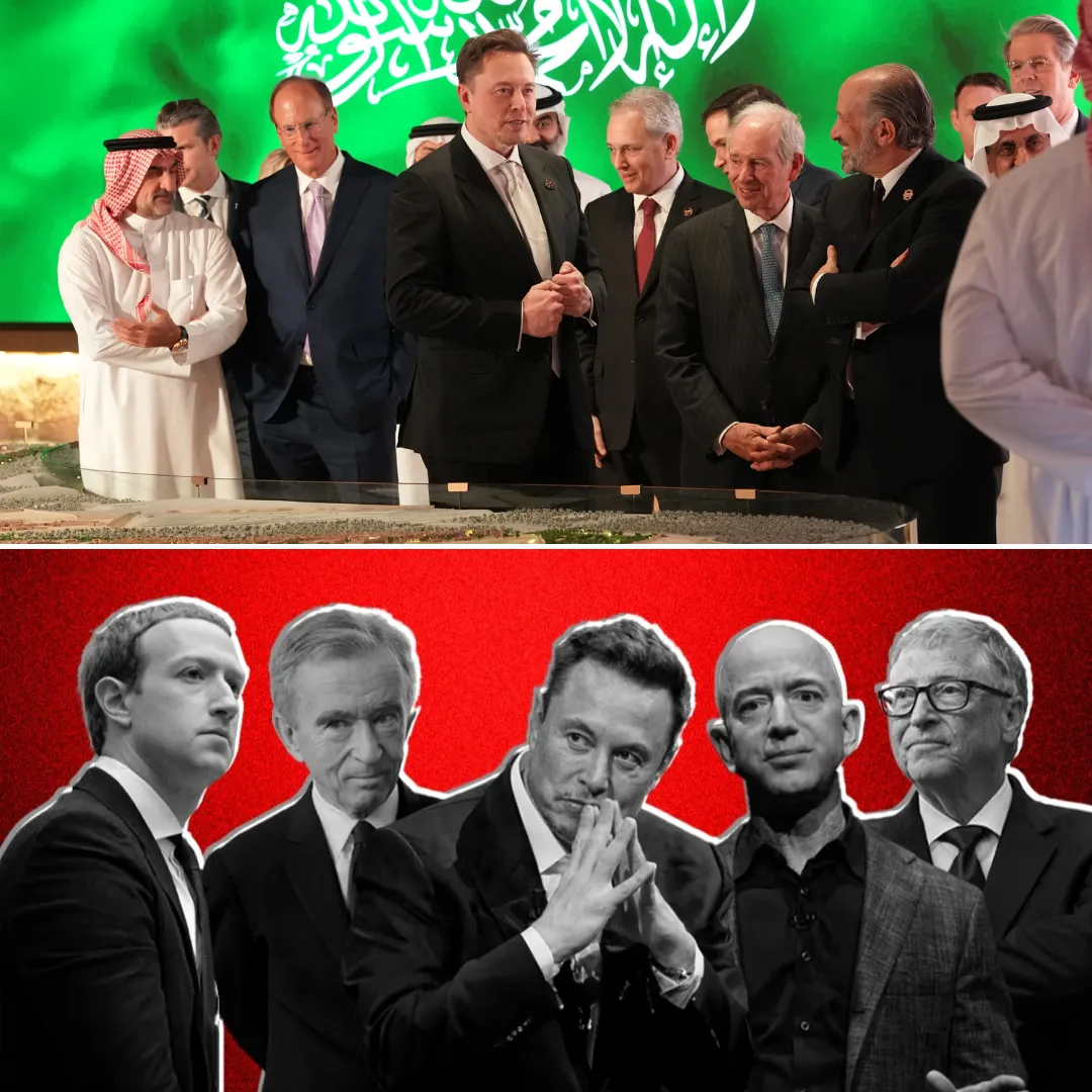 Elon Musk and Billionaires Pocket $100,000,000,000 in Trump’s Gulf Investment Surge
