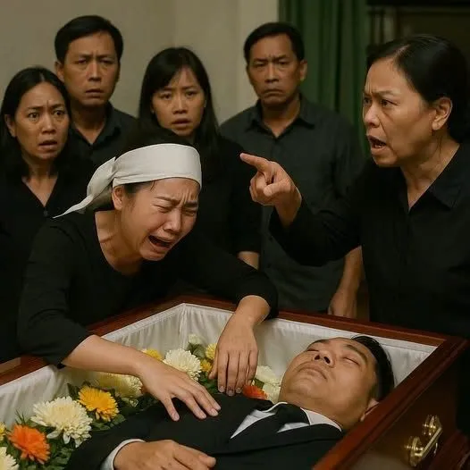 Người phụ nữ đi vào nhìn mặt chồng lần cuối trước khi đóng qua-n t/ài, cô quỳ trước li-nh cữ/u khóc lặng nhưng tay lé-n móc 1 thứ Người phụ nữ đi vào nhìn mặt chồng lần cuối trước khi đóng qua-n t/ài, cô quỳ trước li-nh cữ/u khóc lặng nhưng tay lé-n móc 1 thứ