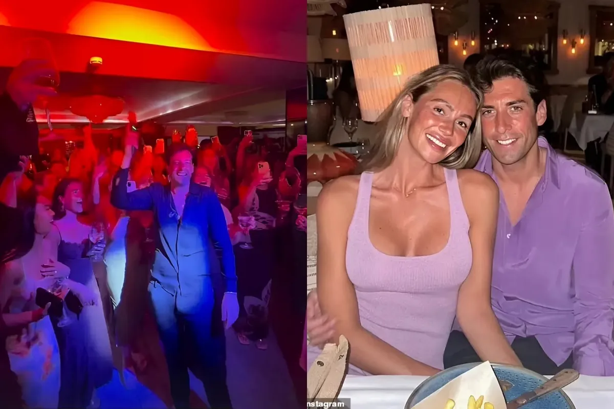 James Argent insists 'I'm feeling good' as he performs on stage close to where he pushed ex Nicoline Arthursson down steps - amid suspended jail sentence liennhi