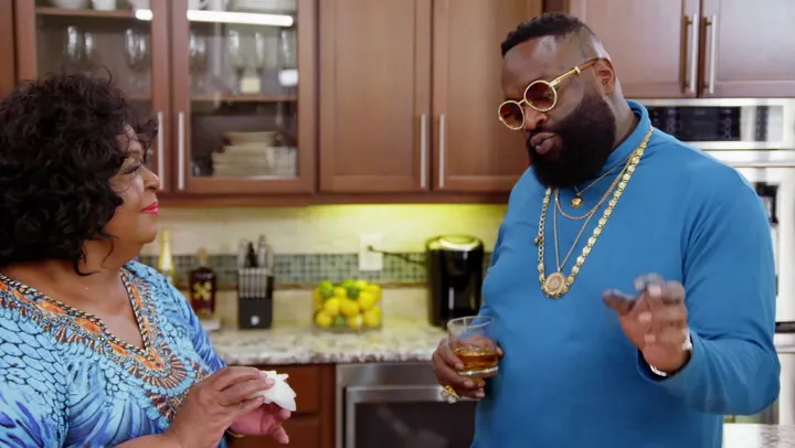Rick Ross himself went into the kitchen to cook for his mother when his mother said ‘I don’t need expensive food, I want to try food cooked by my little son’