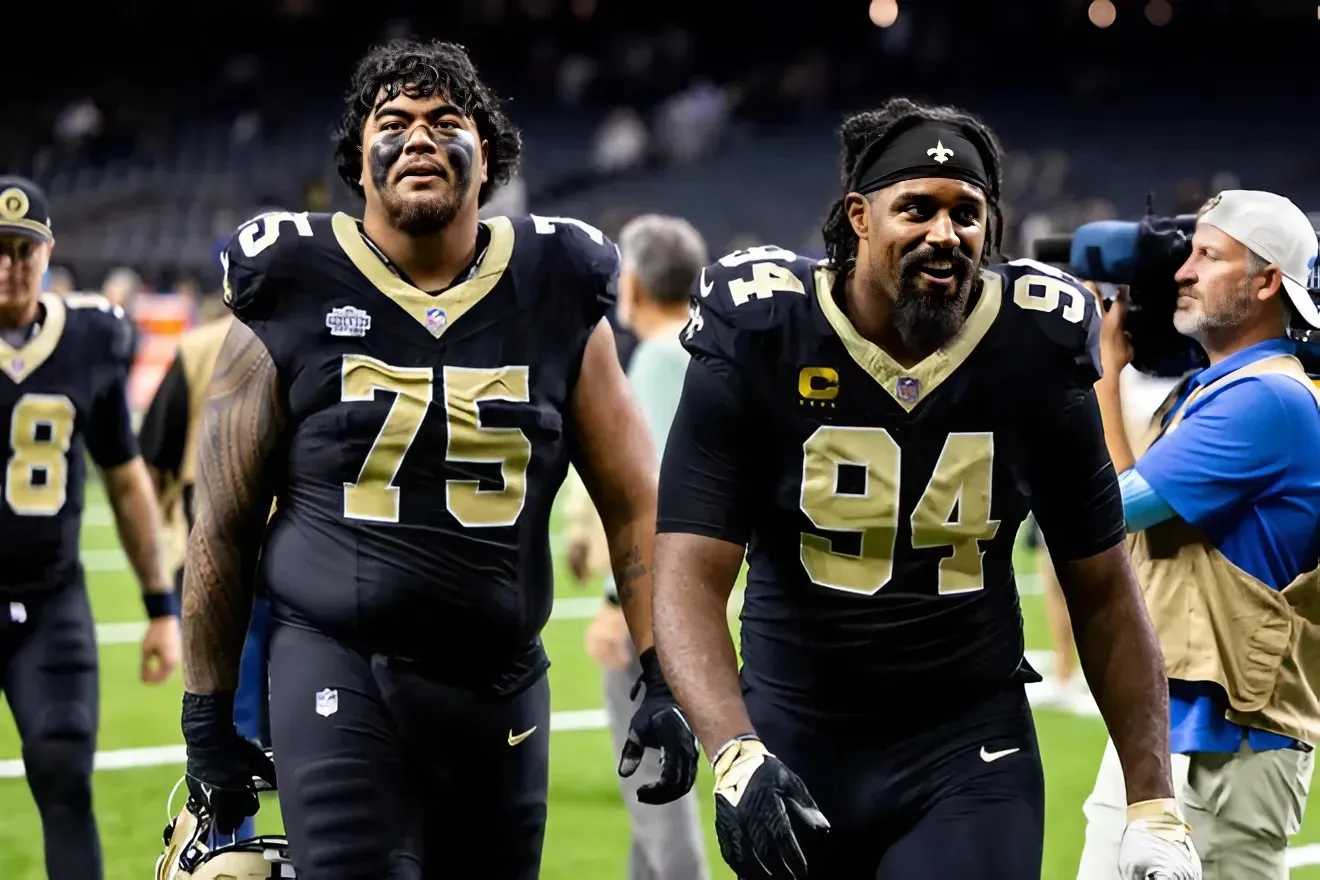 The shift begins at offensive line as Taliese Fuaga and Trevor Penning change positions