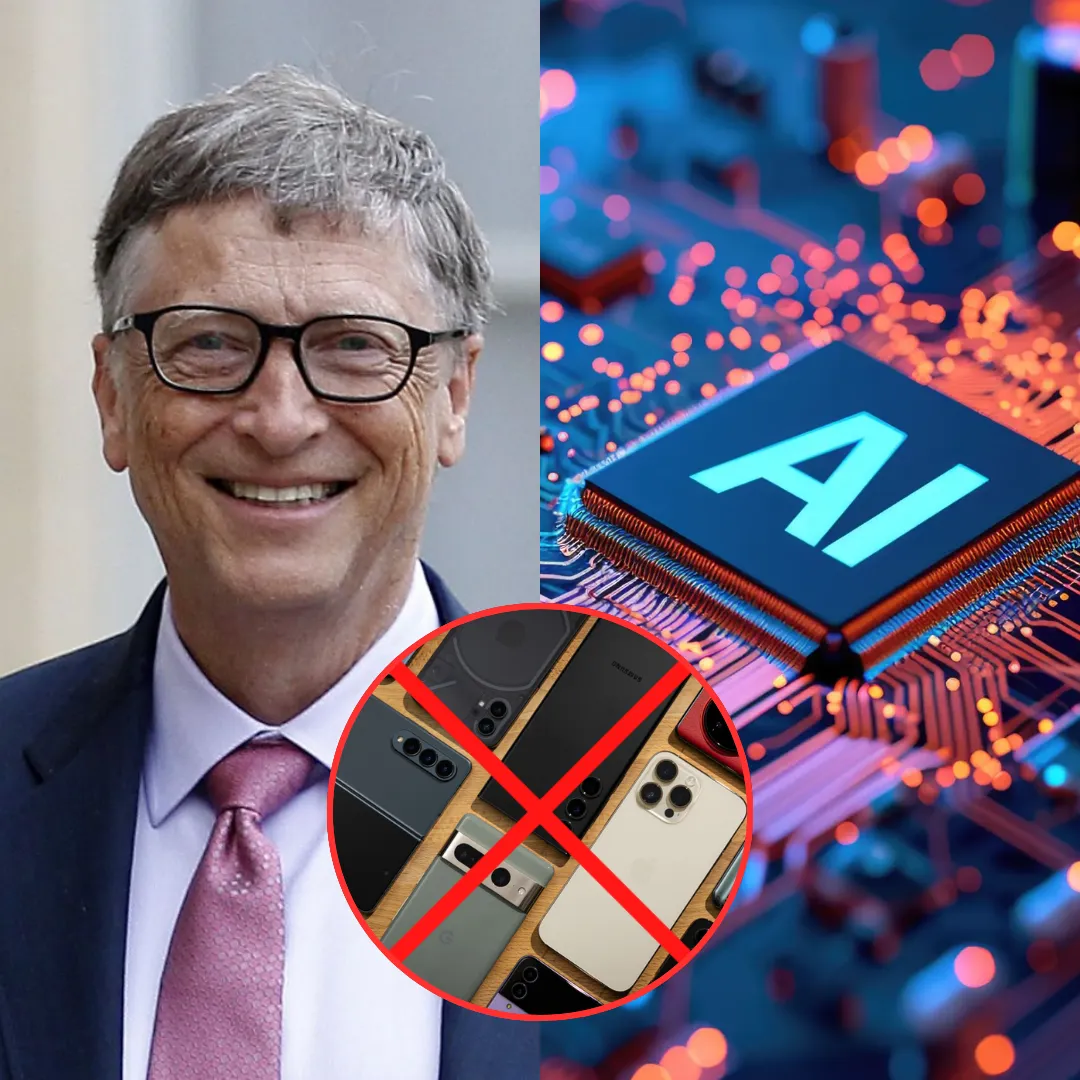 Bill Gates' "prediction" that the smartphone era will end and the age of electronic AI will rise