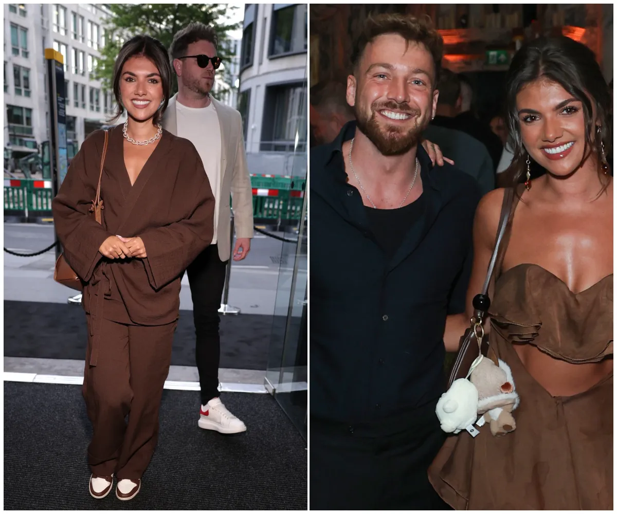 Love Island’s Samie Elishi turns heads as she steps out with a mystery man at London bash – just weeks after steamy kiss with Sam Thompson sparked romance rumours - suong