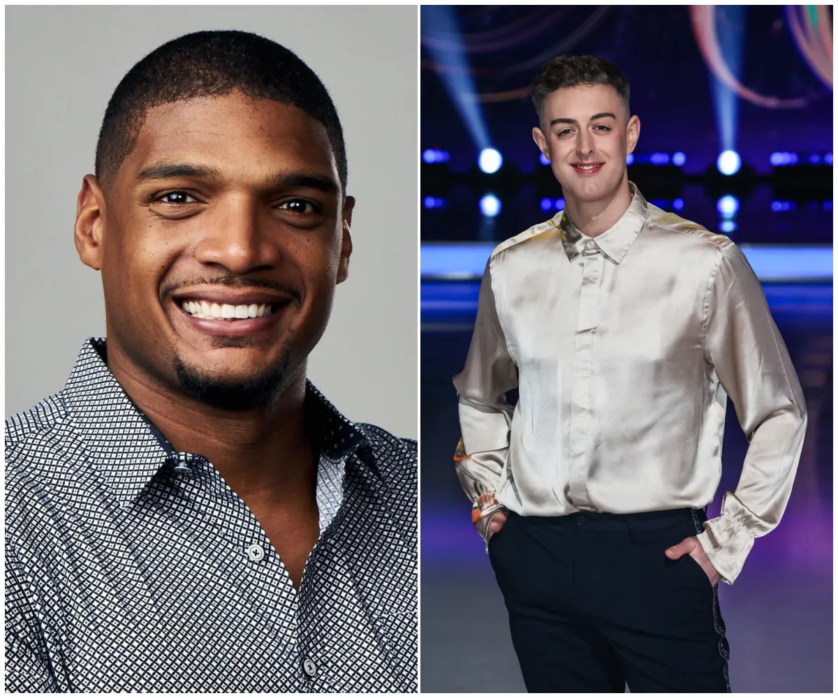Dancing On Ice star Colin Grafton sparks romance rumours with NFL trailblazer Michael Sam after a flirty DM — pair enjoy champagne-fuelled yacht getaway in Barcelona just months after 'secret' first meeting - suong