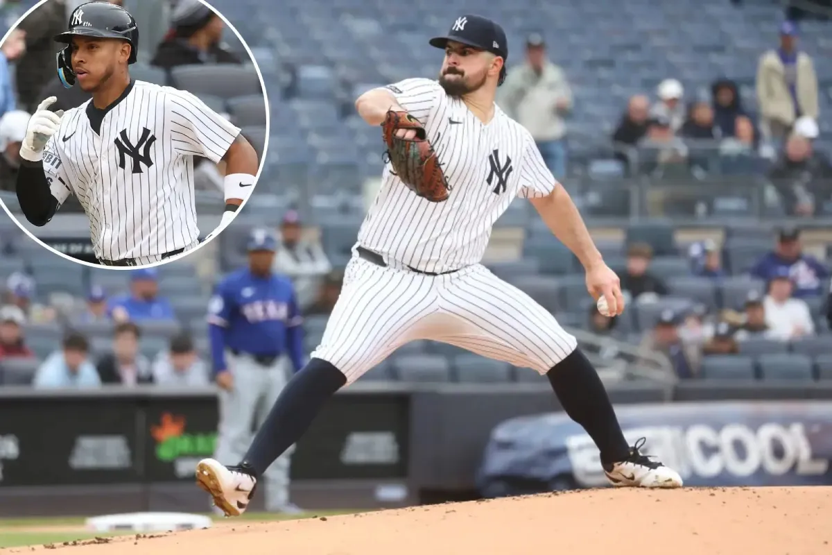 Dominant Carlos Rodon, Yankees bullpen shut out Rangers to finish sweep