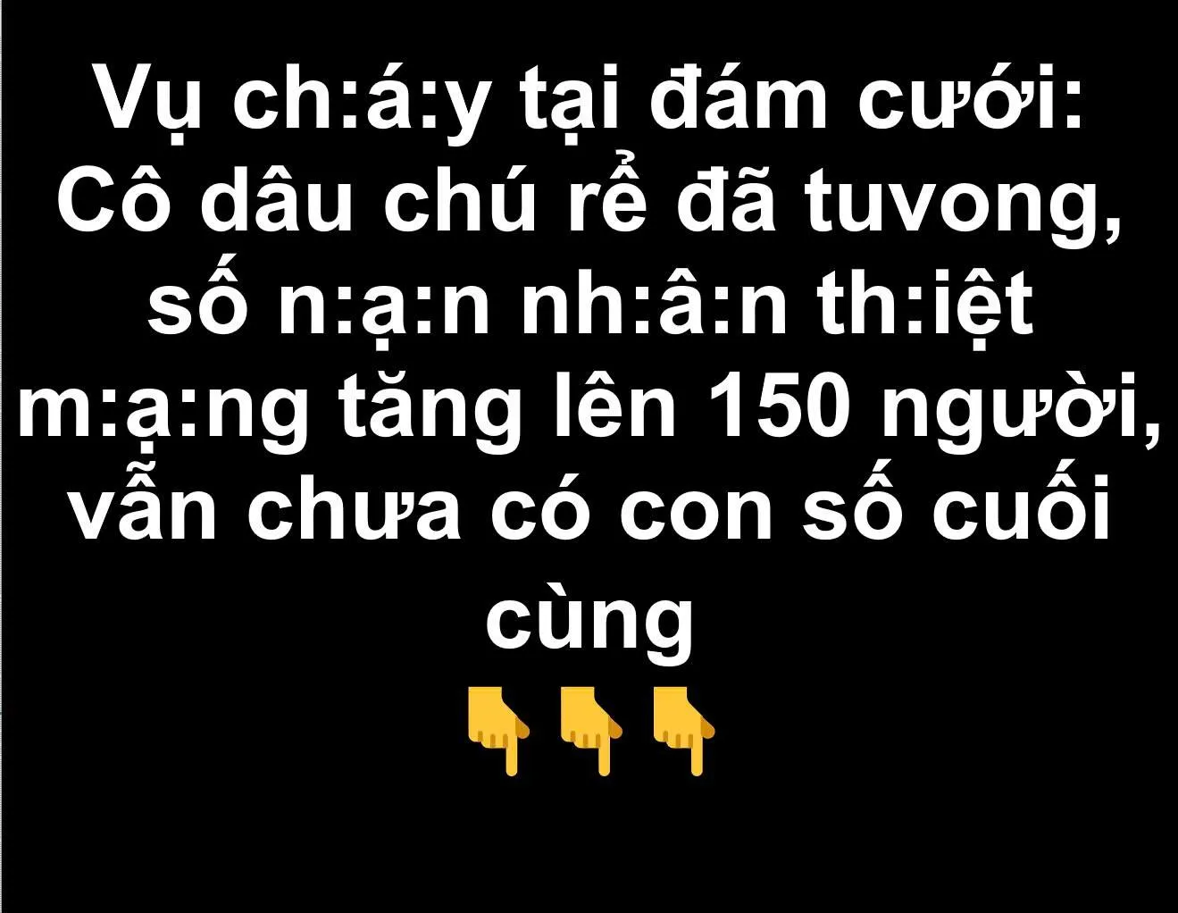 Vụ ch:áy tại đ:ám cưới: Cô dâu chú rể đã 𝚝u𝚟𝚘𝚗𝚐, số nạn nhân thiệt𝚖ạ𝚗𝚐 tăng lên 150 người,