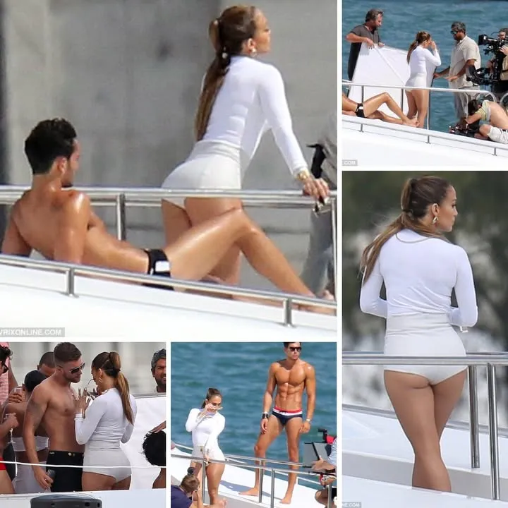Jennifer Lopez Was Caught Acting Intimately With Two Young Men On A Yacht In Miami, Florida.! Jennifer Lopez Was Caught Acting Intimately With Two Young Men On A Yacht In Miami, Florida.!