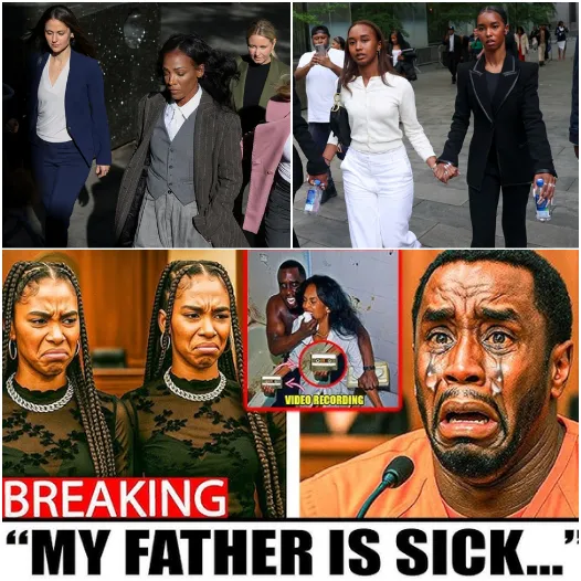 1 MINUTE AGO: Diddy’s Twin Daughters Can’t Handle What They Saw in Court