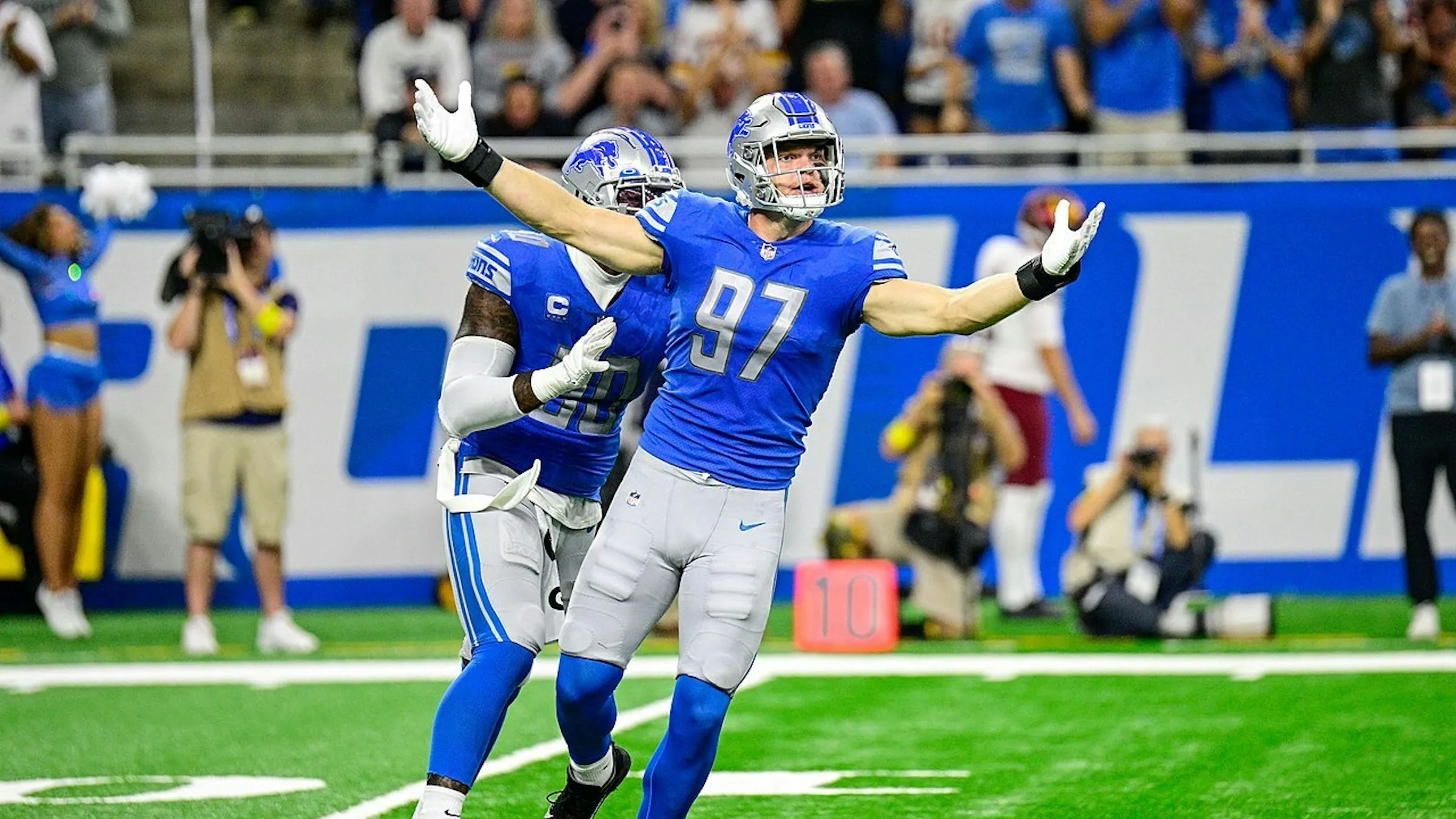 The Lions are likely to accelerate extension talks with Aidan Hutchinson