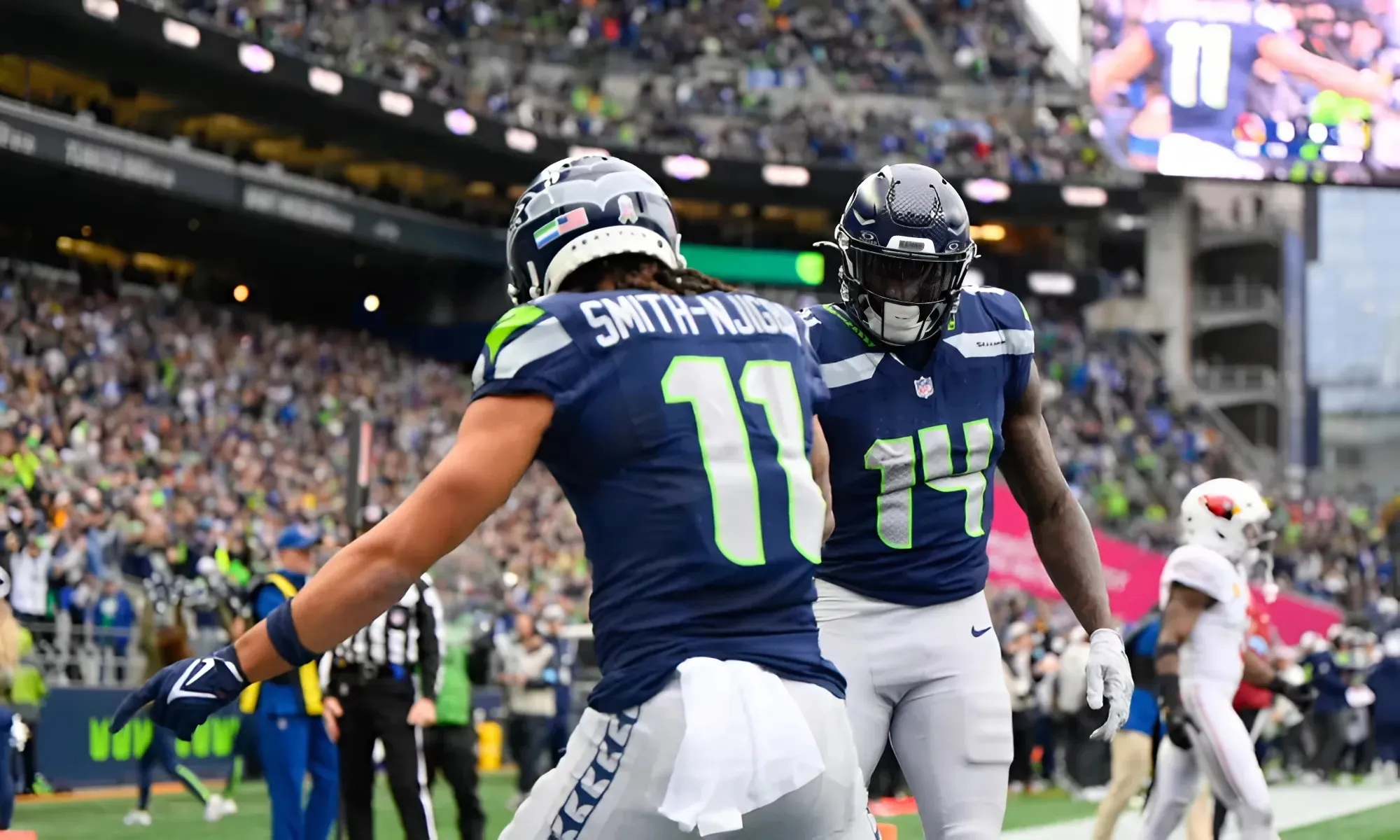 DK Metcalf places ahead of Seahawks star Jaxon Smith-Njigba in PFF's WR rankings