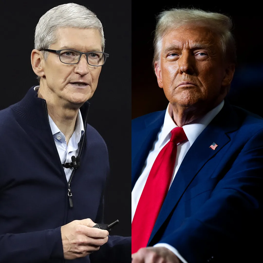 Trump Threatens 25% Tariff on Apple as Tensions with Tim Cook Escalate Over Foreign Manufacturing