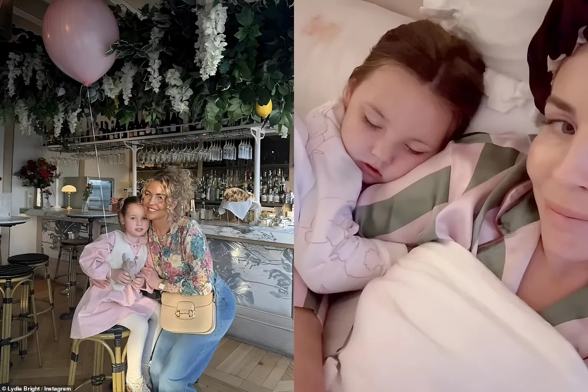 Lydia Bright hits back at mum-shamers after being blasted for revealing she still co-sleeps with her five-year-old daughter Loretta liennhi