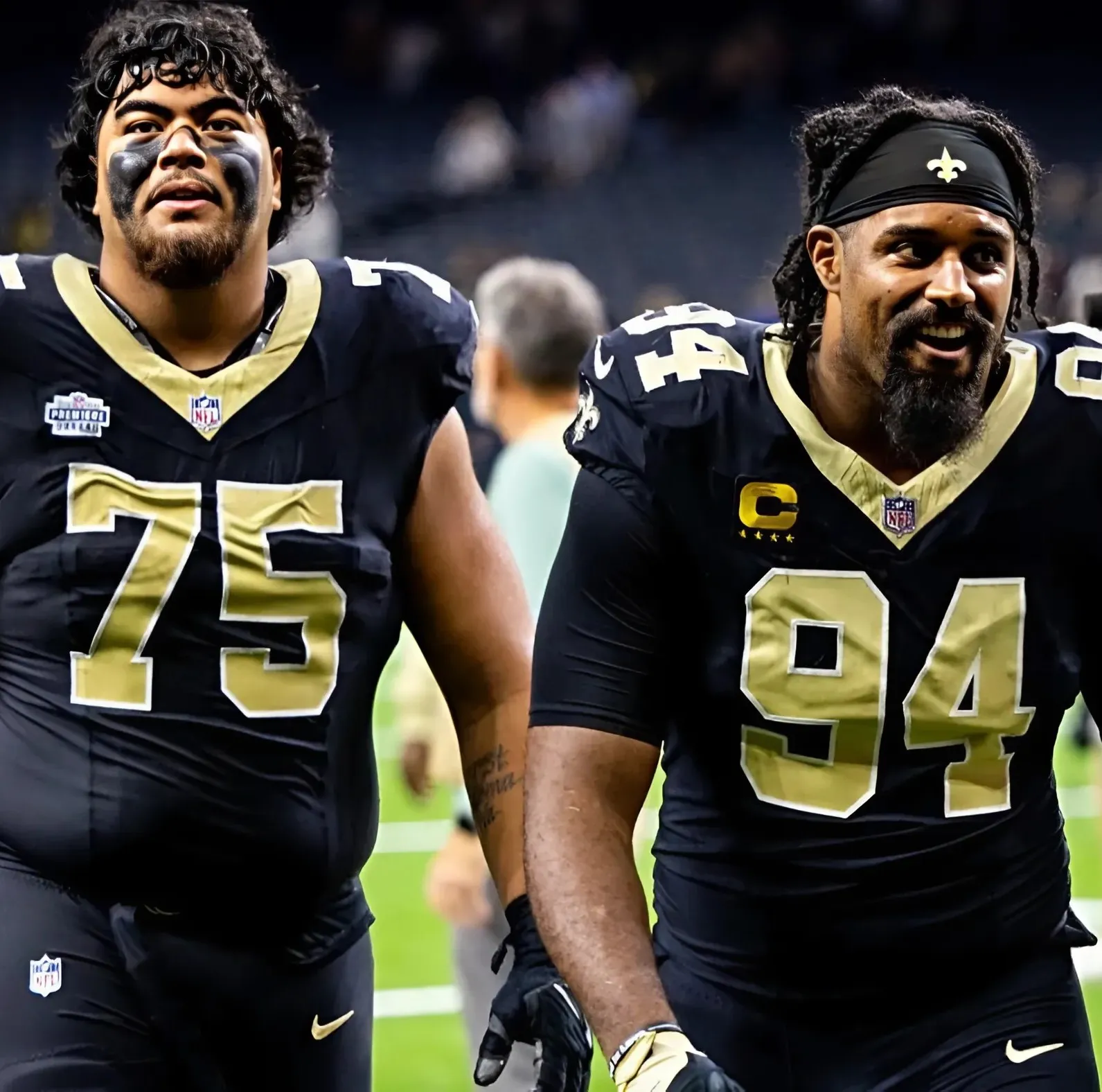 Saints OT Taliese Fuaga calls his own teammate a bully in the best way imaginable ahead of potential position change
